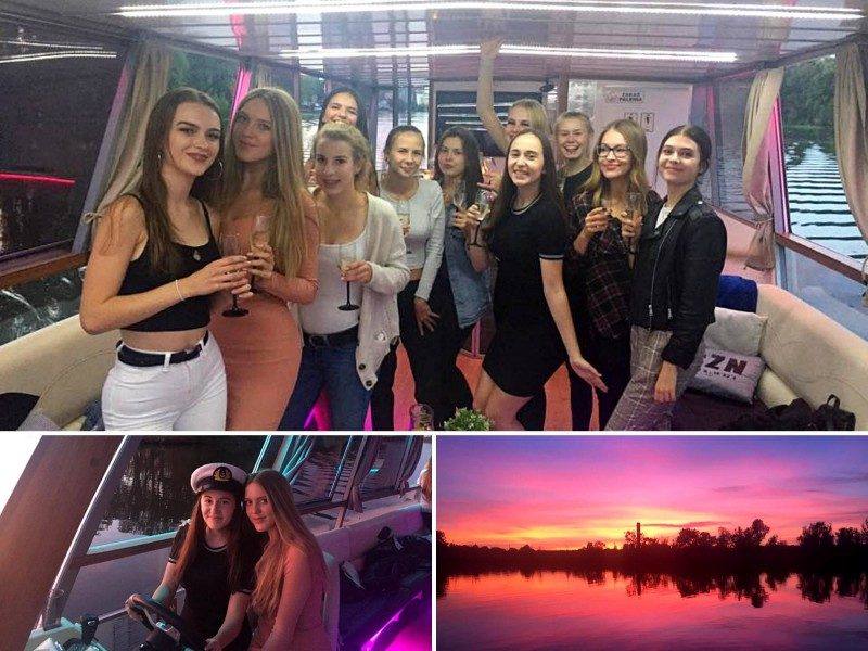 Impreza urodzinowa w kabinie Party Boat